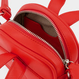 Sac Mini Loop en Cuir Rouge