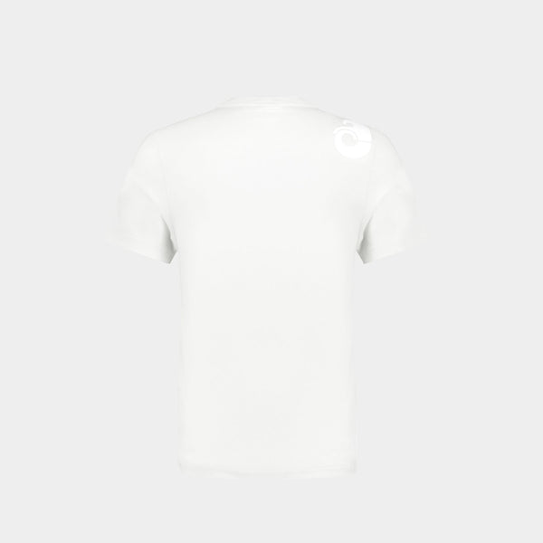 T-Shirt Classique Shell - Courrèges - Coton - Blanc