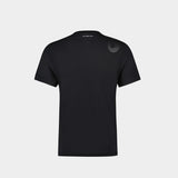 T-Shirt Classique Shell - Courrèges - Coton - Noir