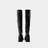 Bottes Heritage Vinyl - Courreges - Cuir - Noir