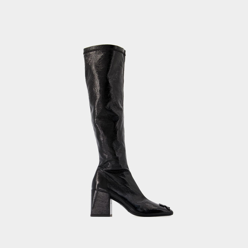 Bottes Heritage Vinyl - Courreges - Cuir - Noir