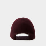 Casquette Signature - Courreges - Laine - Bordeaux