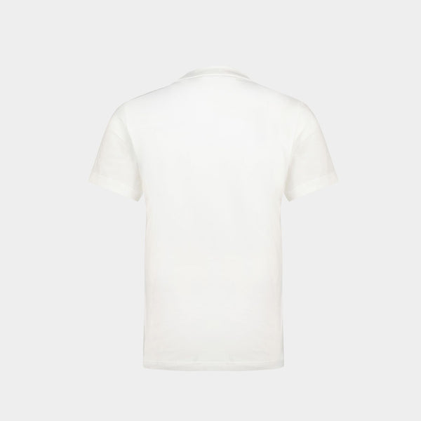 T-Shirt AC Straight - Courreges - Coton - Heritage White