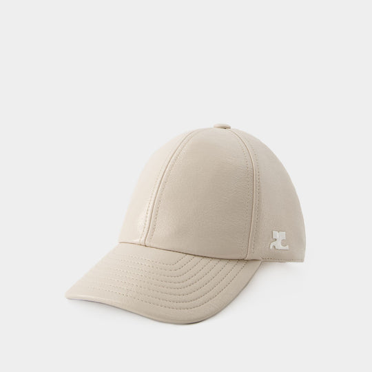 Casquette Vinyl Réedition - Courreges - Coton - Mastic Grey