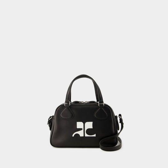 Sac Bowling Réedition - Courreges - Cuir - Noir