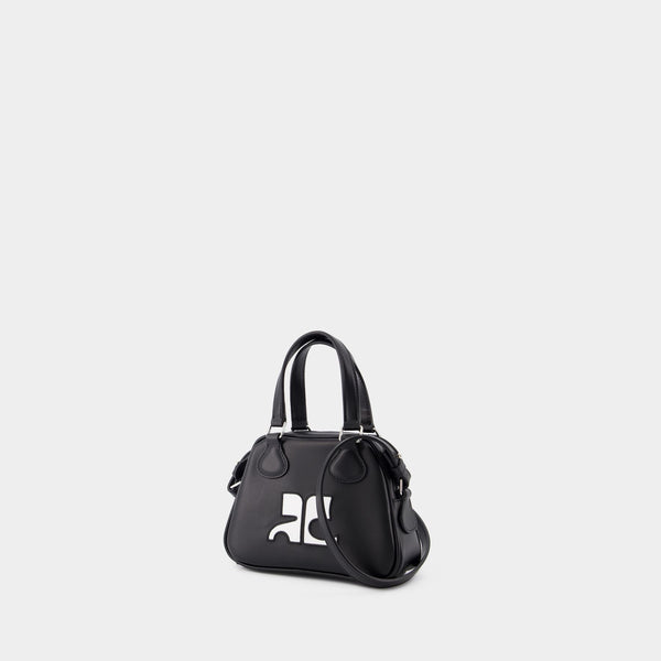 Sac À Main Mini Bowling - Courreges - Cuir - Noir