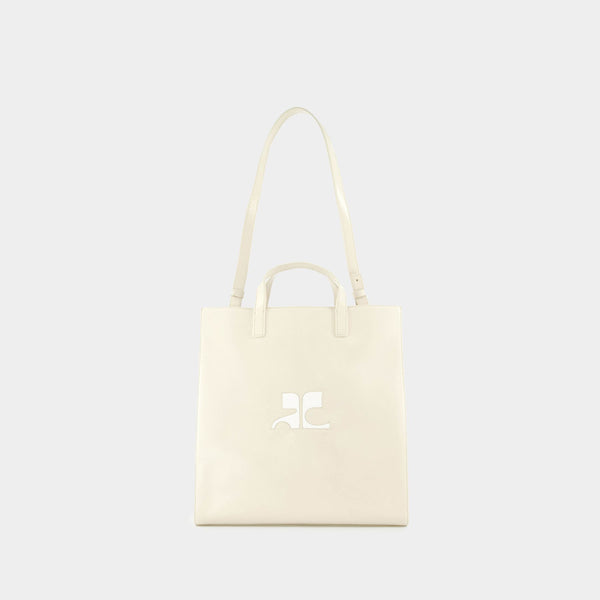 Cabas Heritage - Courreges - Cuir - Gris