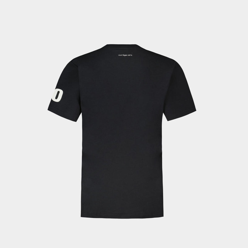 T-Shirt Ac Straight - Courreges - Coton - Noir