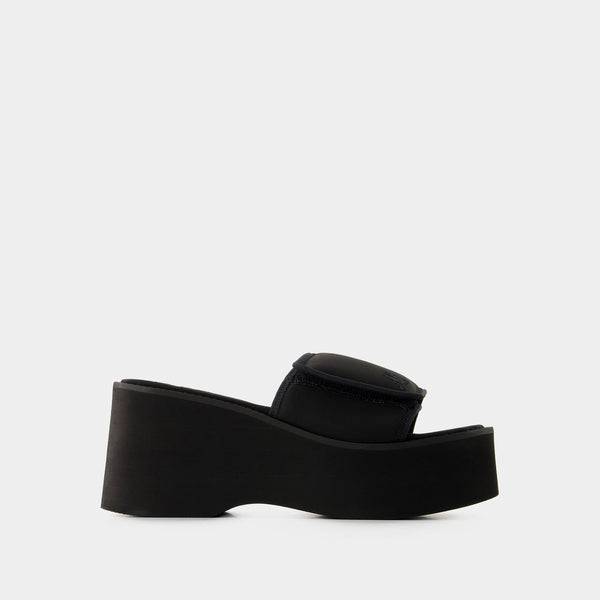 Sandales Scuba Wave - Courreges - Polyester - Noir