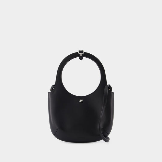 Sac À Main Holy - Courreges - Cuir - Noir