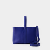 Sac À Main Leonore - Ines de la Fressange - Cuir - Bleu Cobalt