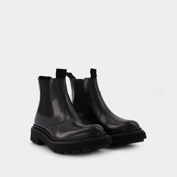 Bottines Type 156 en Cuir Noir
