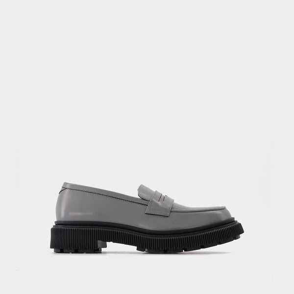 Mocassins 159 en Cuir Gris