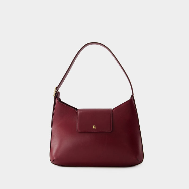Sac Porté Épaule Bobo Rouje Cuir Bordeaux