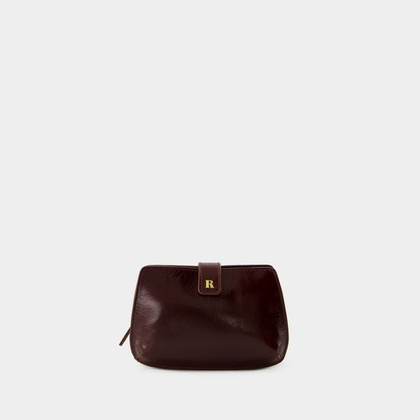 Pochette Malo - Rouje - Cuir - Vintage Bordeaux