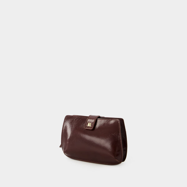 Pochette Malo - Rouje - Cuir - Vintage Bordeaux