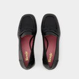 Mocassins Dorothee - Rouje - Cuir - Noir