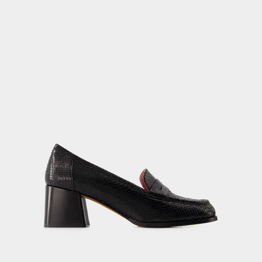 Mocassins Dorothee - Rouje - Cuir - Noir