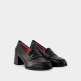 Mocassins Dorothee - Rouje - Cuir - Noir