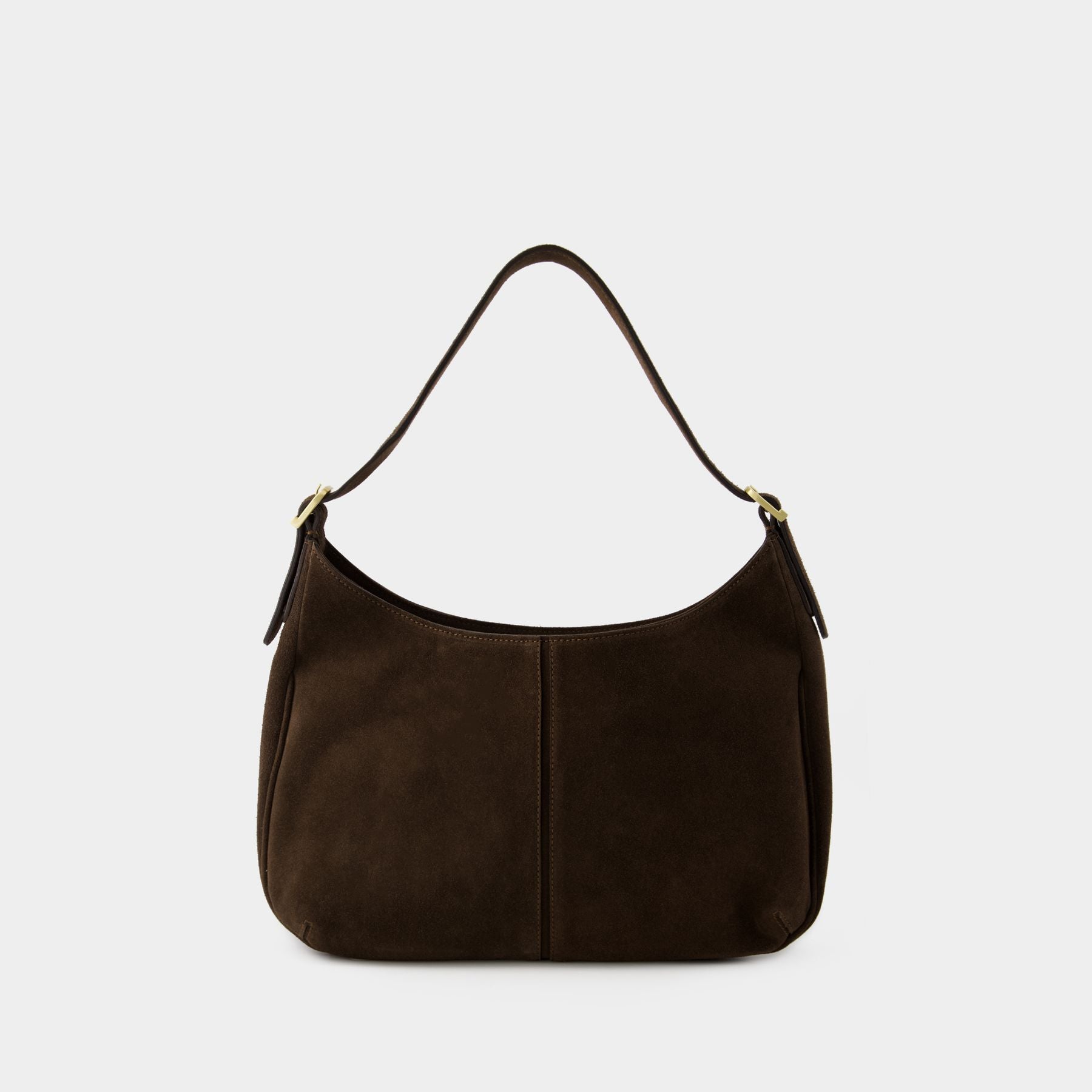 Sac à Main Bandoulière Way West Style Western - Hobo Avec Franges Marron Faux Suède - Taille Large - Neuf Avec étiquettes