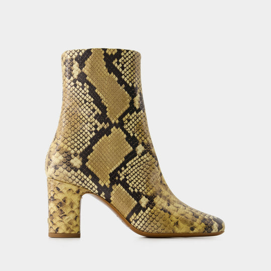 Bottines Celeste - Rouje - Cuir - Python Naturel