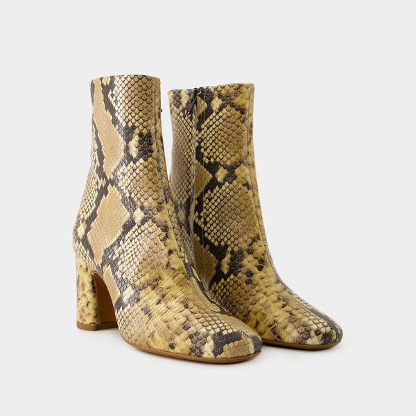 Bottines Celeste - Rouje - Cuir - Python Naturel