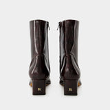 Bottines Doria - Rouje - Cuir - Marron
