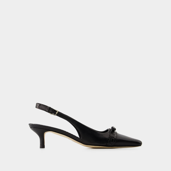 Sandales Abelia - Rouje - Cuir - Noir