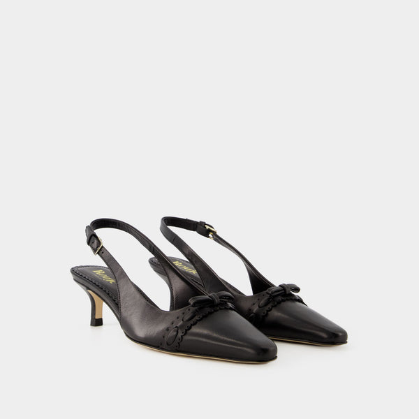 Sandales Abelia - Rouje - Cuir - Noir