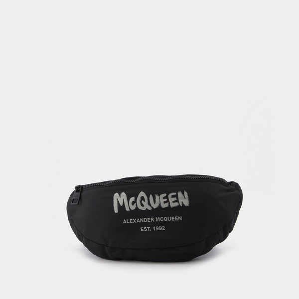 Sac Ceinture en Tissu Noir