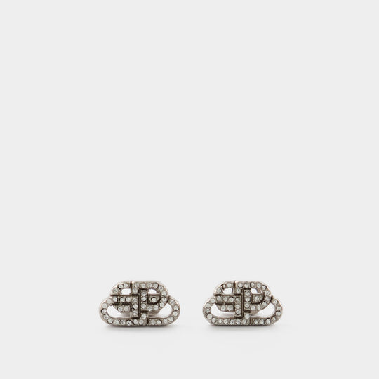 Boucles d’Oreilles BB Stud XS en Argent & Strass