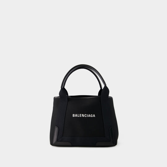 Cabas Navy S - Balenciaga - Cuir - Noir