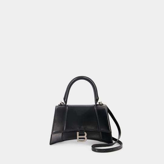 Sac À Main Hourglass - Balenciaga - Cuir - Noir
