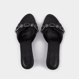Sandales Cagole M50 en Cuir Noir