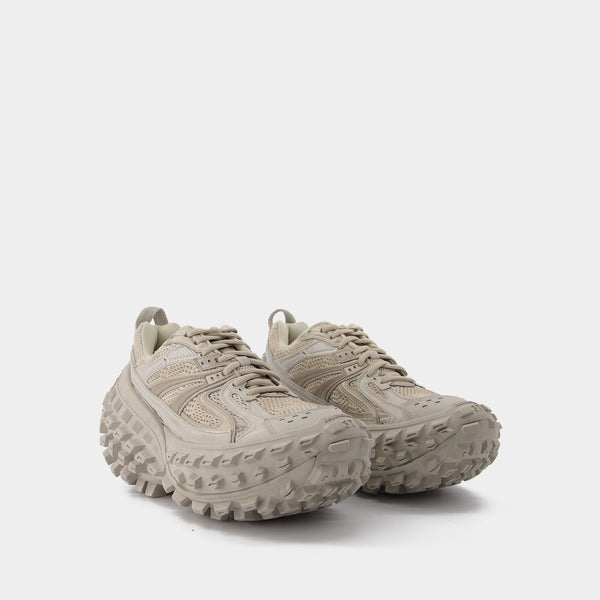 Sneakers Defender en Cuir Beige