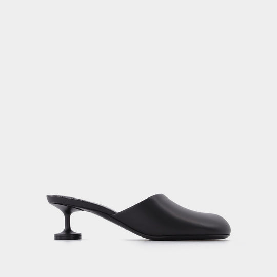Mules Lady M50 en Cuir Noir