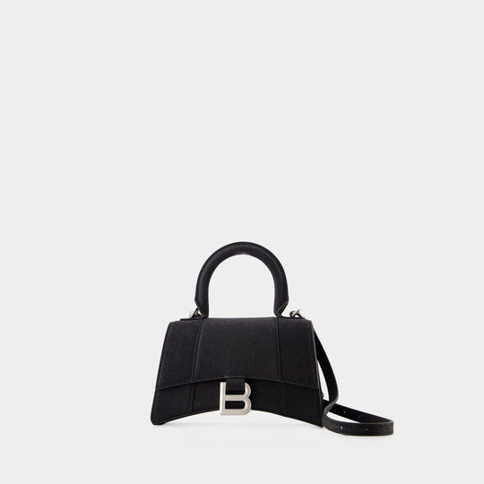 Hourglass Top Han XS - Toile - Noir Brillant