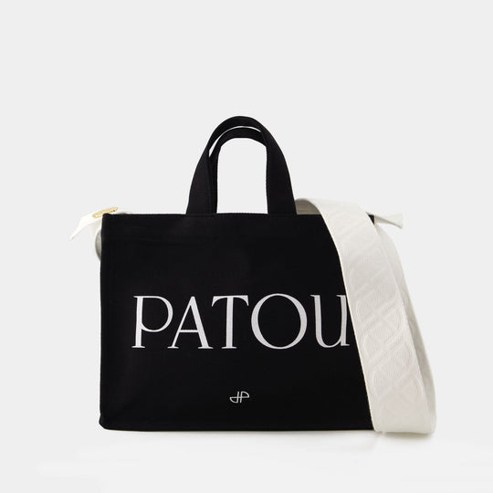Tote Bag Patou Large - Patou - Coton - Noir