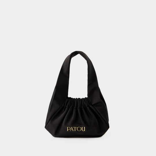 Sac Hobo PM - Patou - Coton - Noir