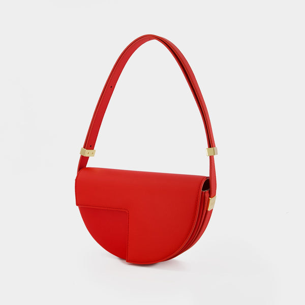 Sac à Bandoulière Le Petit Patou - Patou - Cuir - Racing Red