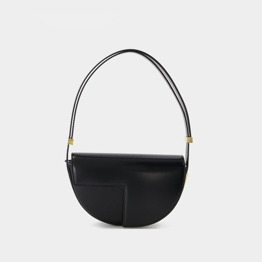 Sac à Bandoulière Le Petit Patou - Patou - Cuir - Noir