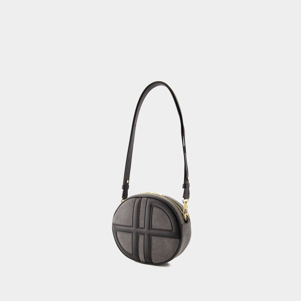 Sac à Bandoulière JP - Patou - Cuir - Anthracite