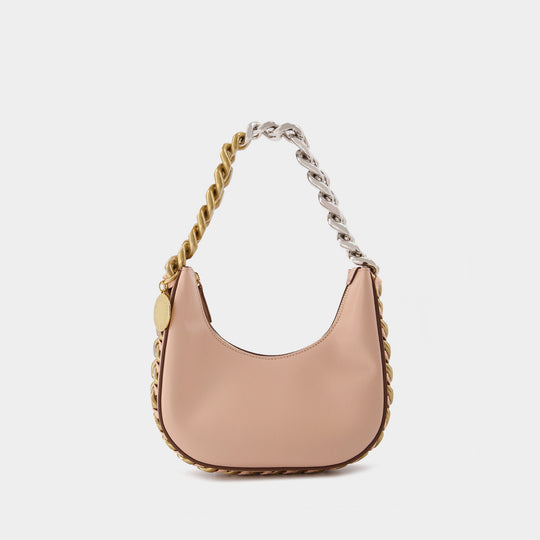 Sac Frayme Hobo Zip en Cuir Rose