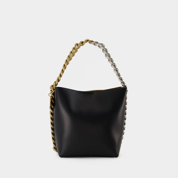 Sac Hobo Frame Bucket - Stella Mccartney - Cuir Vegan - Noir