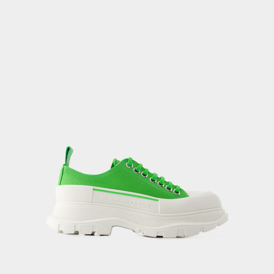 Sneakers Tread Slick - Alexander Mcqueen - Toile - Green