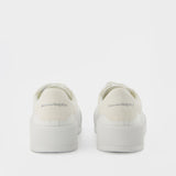 Sneakers Oversized - Alexander Mcqueen - Cuir - Blanc