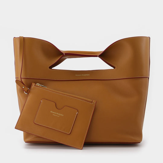 Sac The Bow Small en Cuir Marron