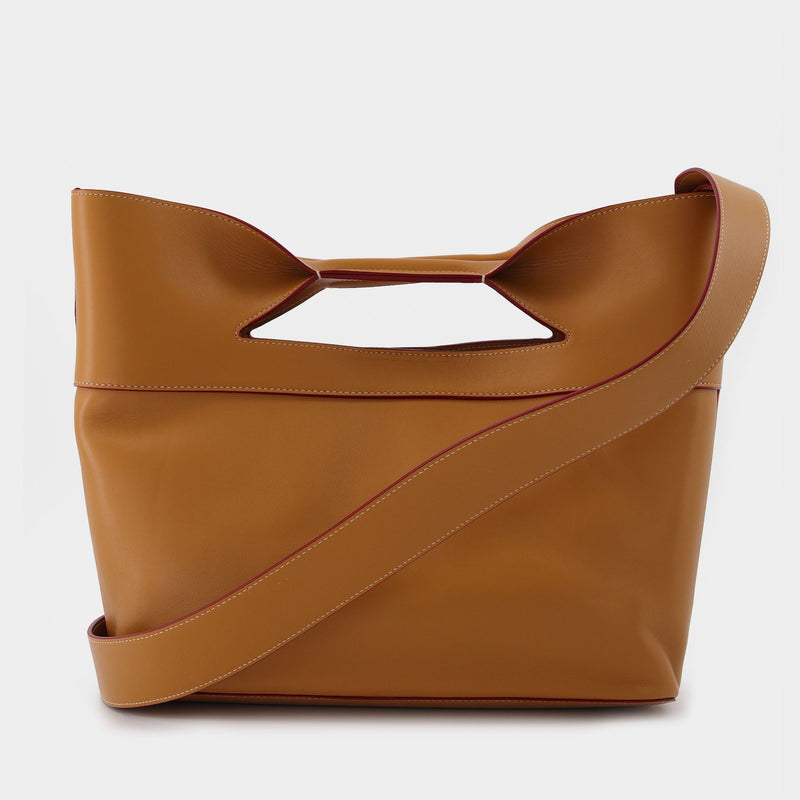 Sac The Bow Small en Cuir Marron