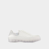 Sneakers Deck Plimsoll - Alexander Mcqueen - Cuir - Blanc
