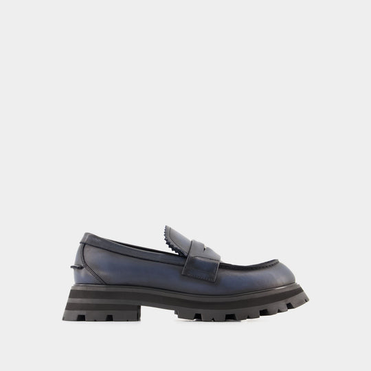 Mocassins - Alexander McQueen - Cuir - Anthracite